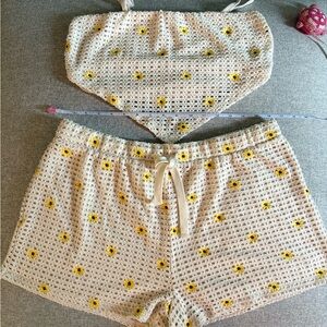 Crochet short set